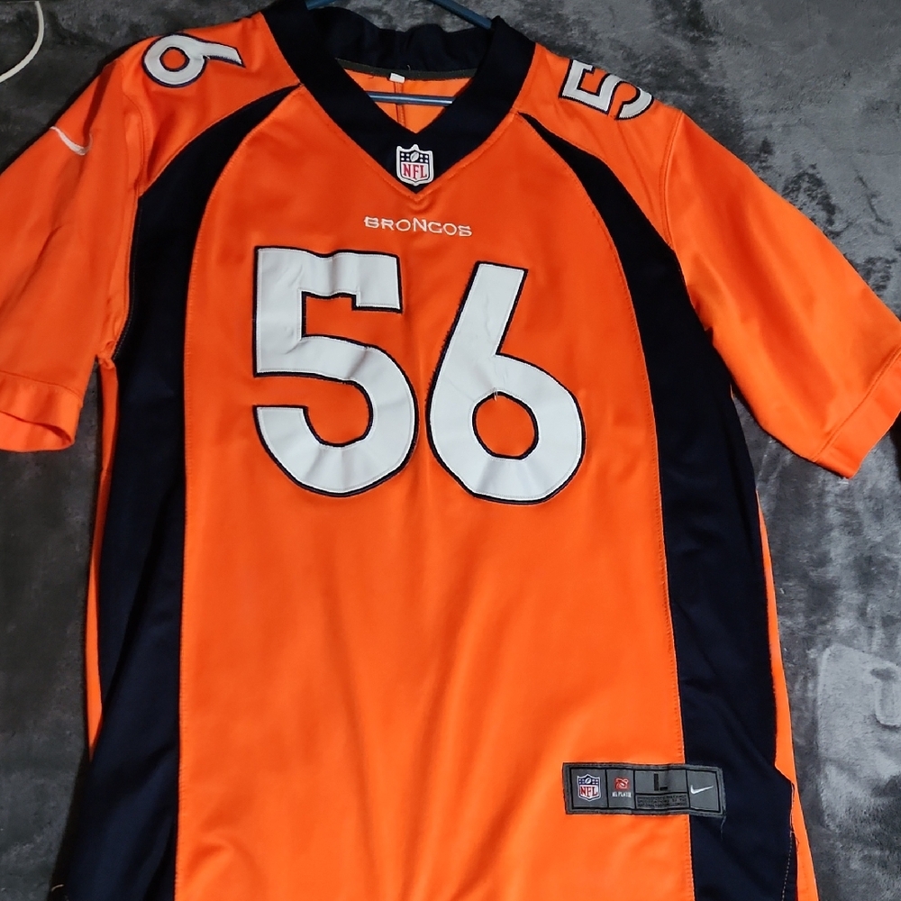 NFL Orange and Navy Men's Jersey